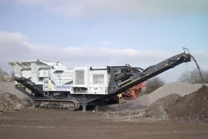 The McCloskey J50 Tracked Jaw Crusher
